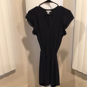 H&M flutter sleeves dress